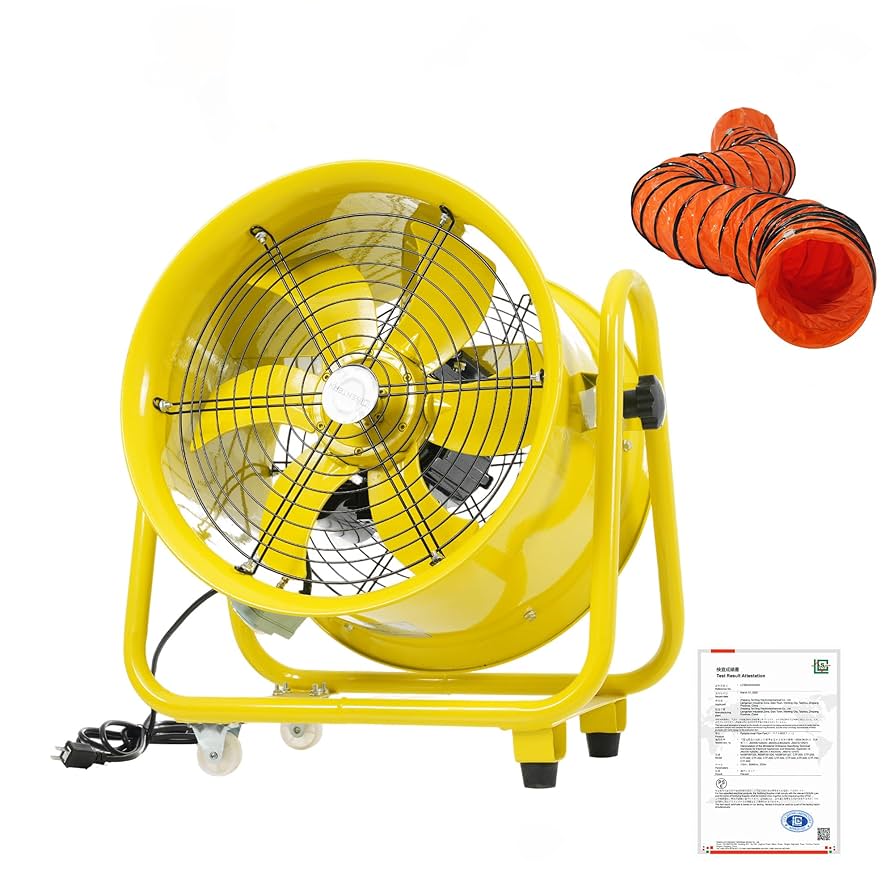 Amazon.co.jp: 工業用 送風機 業務用扇風機【11000m³/h 超高風量